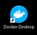 Docker Desktopのアプリアイコン